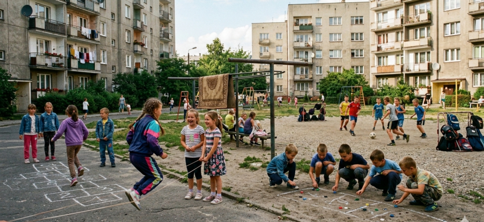 Popularne zabawy na podwórku z lat 90.